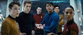 Parte del elenco de "Star Trek"